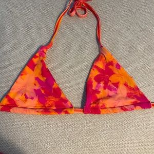 437 swim FLORA bikini triangle top never worn